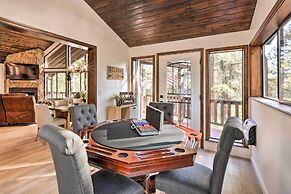 Wraparound Deck & Poker Room: Cabin in Munds Park