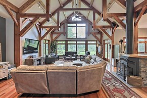 Spacious Riverfront Escape w/ Private Hot Tub