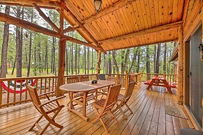 Wooded Yard, Gas Grill: Lush Pinetop Retreat