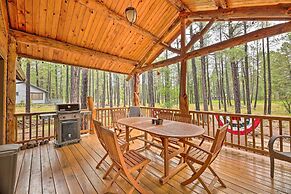 Wooded Yard, Gas Grill: Lush Pinetop Retreat