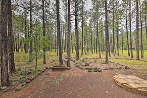 Wooded Yard, Gas Grill: Lush Pinetop Retreat