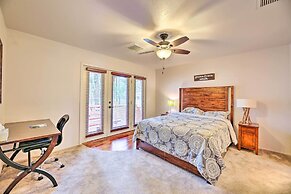 Wooded Yard, Gas Grill: Lush Pinetop Retreat