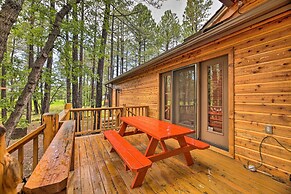 Wooded Yard, Gas Grill: Lush Pinetop Retreat