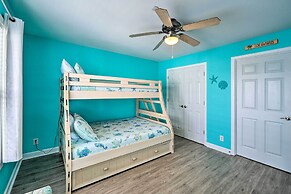 Ocean-view Oak Island Condo, 1 Block to Beach!