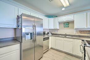 Ocean-view Oak Island Condo, 1 Block to Beach!