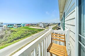Ocean-view Oak Island Condo, 1 Block to Beach!