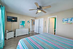 Ocean-view Oak Island Condo, 1 Block to Beach!