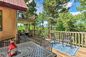 Angel Fire Cabin w/ Deck ~ 2 Mi to Ski & Hiking!