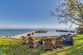 Lakeside Cabin w/ Beach ~ 14 Mi to Ski Area!