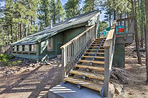 Woodsy Flagstaff Hideaway w/ Deck + Sunroom!