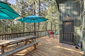 Woodsy Flagstaff Hideaway w/ Deck + Sunroom!