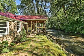 Waynesville Creekside Cottage: Outdoor Relaxation!