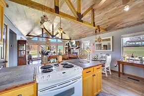 Incredible Log Home: 1 Mile From Lake Tenkiller