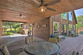 Lakefront Living: Private Dock, Deck, & Game Room!