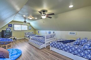 Lakefront Living: Private Dock, Deck, & Game Room!