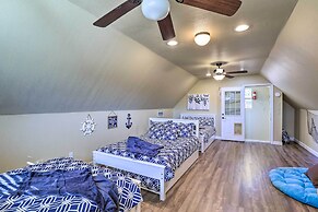 Lakefront Living: Private Dock, Deck, & Game Room!