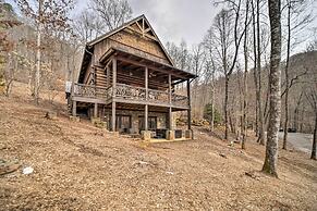 Mtn-view Cabin: Deck, Grill & Fire Pit in Franklin