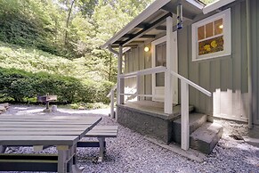 Private Fire Pit & Creek: Bryson City Retreat!