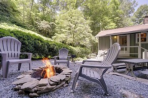 Private Fire Pit & Creek: Bryson City Retreat!