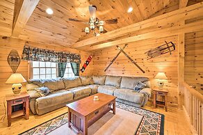 Carroll Log Cabin w/ Deck < 9 Mi to Bretton Woods!