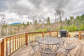 Carroll Log Cabin w/ Deck < 9 Mi to Bretton Woods!