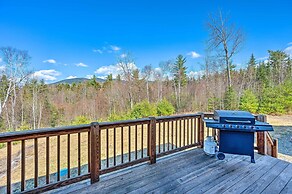Carroll Log Cabin w/ Deck < 9 Mi to Bretton Woods!