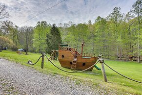 Historic Log Cabin w/ Porch Near Patoka Lake!
