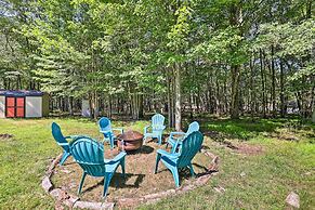 Albrightsville Home: Deck, Fire Pit & Lake Access