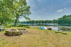 Lakefront Brohman Retreat w/ Dock & Fire Pit!