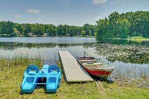Lakefront Brohman Retreat w/ Dock & Fire Pit!
