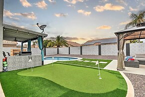Peoria Oasis w/ Saltwater Pool & Putting Green!