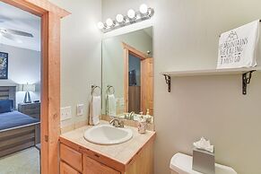 Patio & Mountain Views: Central Grand Lake Condo!