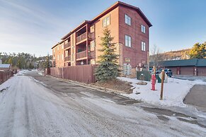 Patio & Mountain Views: Central Grand Lake Condo!