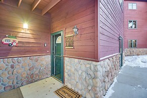 Patio & Mountain Views: Central Grand Lake Condo!