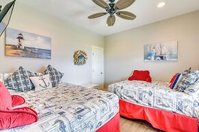 Modern Crystal Beach Escape - 225 Feet to Shore!