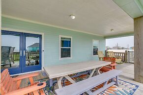 Modern Crystal Beach Escape - 225 Feet to Shore!