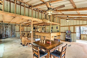 Spacious Lakefront Home w/ Fire Pit & Fun Barn!