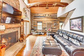 Riverfront Lake Lure Lodge w/ Deck on 13 Acres
