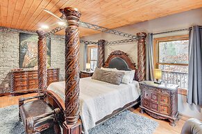 Riverfront Lake Lure Lodge w/ Deck on 13 Acres