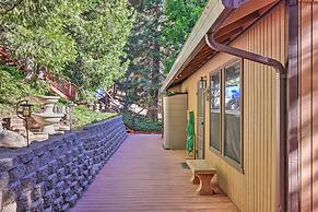 Deck w/ Forest Views: Quiet Twain Harte Cabin!