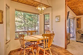 Deck w/ Forest Views: Quiet Twain Harte Cabin!