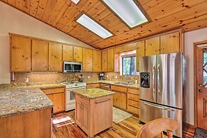 Deck w/ Forest Views: Quiet Twain Harte Cabin!