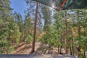Deck w/ Forest Views: Quiet Twain Harte Cabin!