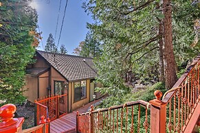 Deck w/ Forest Views: Quiet Twain Harte Cabin!