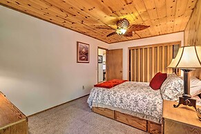 Deck w/ Forest Views: Quiet Twain Harte Cabin!