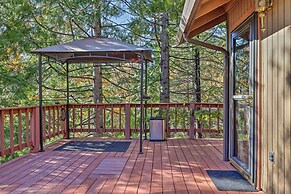 Deck w/ Forest Views: Quiet Twain Harte Cabin!
