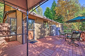 Deck w/ Forest Views: Quiet Twain Harte Cabin!