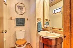 Deck w/ Forest Views: Quiet Twain Harte Cabin!