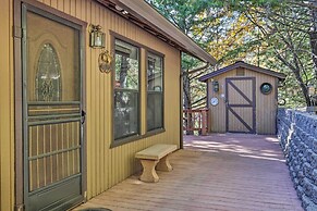 Deck w/ Forest Views: Quiet Twain Harte Cabin!