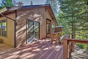 Deck w/ Forest Views: Quiet Twain Harte Cabin!